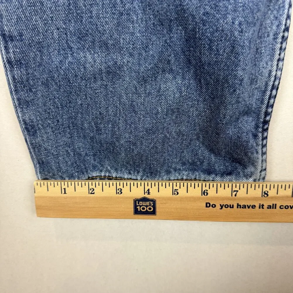 Levi's 550 Jeans Men 40x31 Blue Denim High-Rise Relaxed Fit Straight Leg Zip Fly